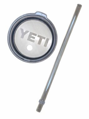 YETI Rambler 32 oz Tumbler Replacement Lid & Straw Set Genuine YETI New 🫈